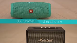 JBL Charge3 vs Marshall Acton | Bluetooth Speaker Review