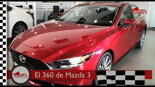 2020 Mazda 3 sedán - Un paseo 360° ¡por fuera y por dentro!
