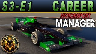 Motorsport Manager PC Career Mode S3E1 - NEW SEASON, NEW ATTITUDE!