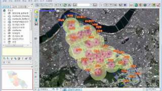 다음지도(DaumMap)와 구글맵(구글어스,GoogleMap,GoogleEarth)와의 중첩