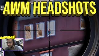 AWM and 8X Headshots | RAWKNEE SNIPING | PUBG MOBILE HIGHLIGHTS