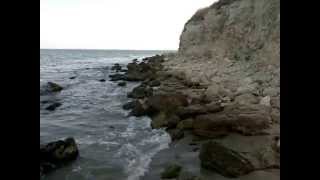 Отдых в Болгарии. Черное море. Пляж в Несебре и шум моря