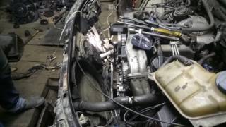 audi a6 (c5) замена сальника колен вала. установка приводных ремней. метки