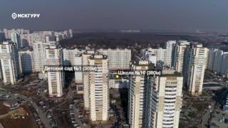 ЖК «Сколковский UP! Квартал» — аэросъемка МСКГуру. Март 2017.