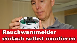 So werden Rauchmelder montiert