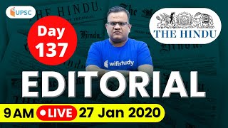 UPSC CSE 2020 | The Hindu Editorial Analysis for IAS Preparation by Ashirwad Sir | 27 Jan 2020