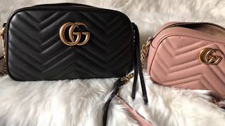 Gucci Marmont Small vs. Mini | 3-6mo Review Nancy & Joy