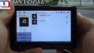 8GB 4.3" Touch MP5 Player with FM Game Ebook TV-OUT - Black
