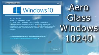 Aero Glass Windows 10 10240