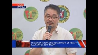 NTVL: Press conference ng Department of Health kaugnay sa 2019-nCoV