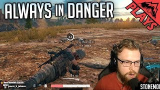 ALWAYS IN DANGER - PlayerUnknown's Battlegrounds Gameplay #100 (PUBG Squads with subs)