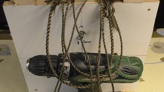 Станок для плетения верёвок. для посадки  рыбацких сетей