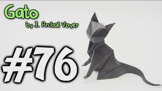 Origami Gato cat - Yakomoga Origami tutorial