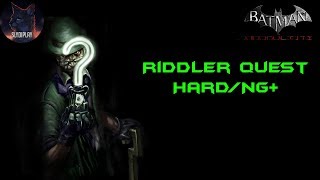 Batman Arkham City прохождение без урона (Hard/NG+) Квест Риддлера