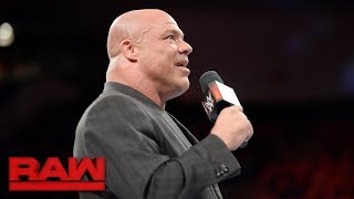 Kurt Angle announces a slew of Raw vs. SmackDown matches for WWE Survivor Series: Raw, Oct. 23, 2017