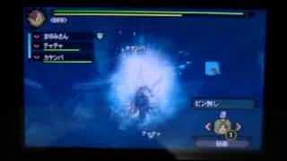 【MH3G】ラギアクルス希少種　弓ソロ　非火事場非ハメ12'35　【１０分針】
