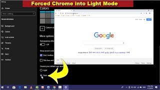 How to Force Google Chrome Light Mode When Windows 10 is in Dark Theme