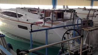 2014 Jeanneau 53 Tank Testing at the factory before shipping By: Ian Van Tuyl