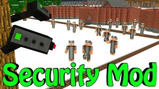 Minecraft | Base Defense Mod Showcase! (House Security, Security Camera's, Robots)