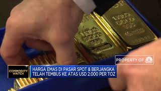 Mantap! Harga Emas Tembus USD 2.000/Oz