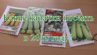 Какие кабачки посадить в 2018г? Сорта и гибриды для открытого и закрытого грунта.