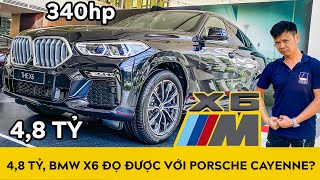 Hơn 4,8 tỷ, BMW X6 2020 M Sport có đọ được với Porsche Cayenne Coupe 2020
