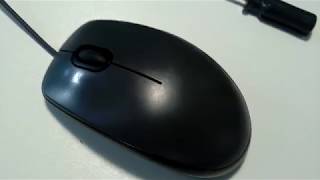 Как разобрать и собрать мышку компьютерную Logitech M100