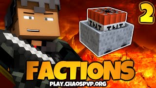 Minecraft Factions | #2 | TNT MINECART RAID! (Minecraft Factions Server)