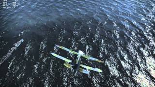War Thunder. Взлёт, посадка на авианосец. Самолёт Sea Gladiator Mk.I