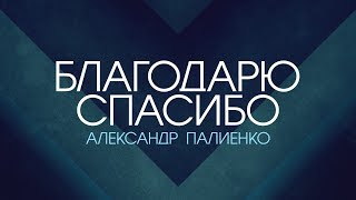 Благодарю Спасибо. Александр Палиенко.