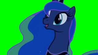 Princess Luna: "The fun has been doubled!" - Green Screen Ponies