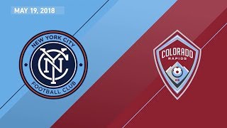 HIGHLIGHTS: New York City FC vs. Colorado Rapids | May 19, 2018