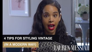 4 Tips for Styling Vintage Clothing