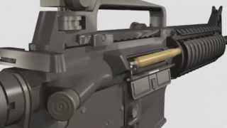 BALISTICA RIFLE M4 (Animación)