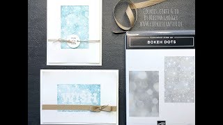 ? DIY Karte I Embossen I Bokeh Style I Geburtstagskarte