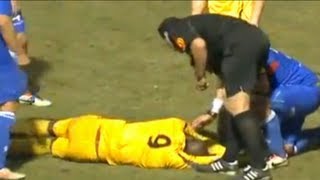 Brutal Soccer Tackle [WATCH]