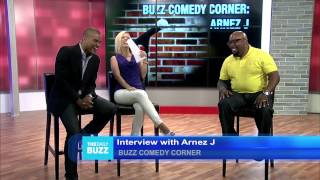 Comedian Arnez J Stops By The DBZ Studio for a Good Laugh!