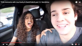 Cute moments with Liza Koshy & David Dobrik part 4 // davidxliza