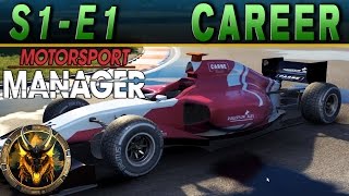 Motorsport Manager PC Career Mode S1E1 - A NEW TEAM WILL RISE!