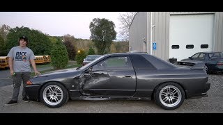 TRACK SET UP FOR CRASHED R32 GTR