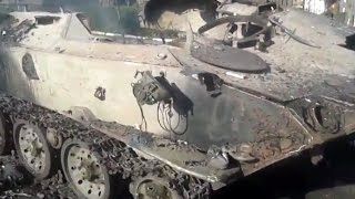 В Шахтерске колонна десантников попала в засаду