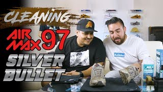 How to Clean Nike Air Max 97 "Silver Bullet"