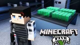 MINECRAFT (GTA) - A INVASÃO ao BANCO!!! Deu RUIM