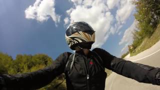GoPro motorcycle on board  - Aprilia Shiver 750