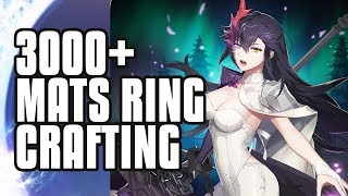【Epic Seven】3000+ Crafting Materials! Trying For HP% Rings