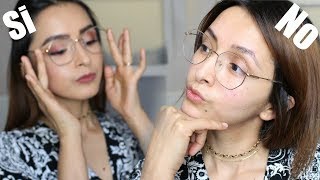 ¿¿ LLEVAS GAFAS ?? ? DOS OPCIONES DE  MAQUILLAJE CON PESTAÑAS POSTIZAS  SUPER FÁCIL - FIRMOO