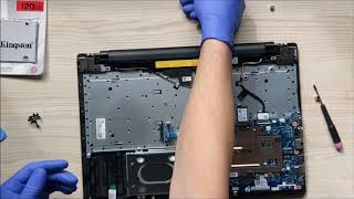 lenovo ideapad 110 disassembly for  upgrade     (no copyright music)