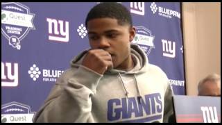 Sterling Shepard Interview New York Giants Rookie Minicamp