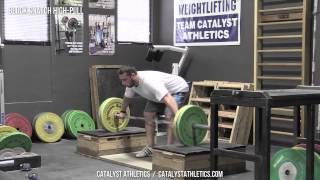 Block Snatch High-Pull - Olympic Weightlifting Exercise Library - Catalyst Athletics