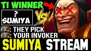 SUMIYA Mid Solo vs TI-Winner Invoker | Sumiya Invoker Stream Moment #126